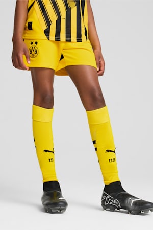 Borussia Dortmund 24/25 Shorts Youth, Faster Yellow-PUMA Black, extralarge-GBR