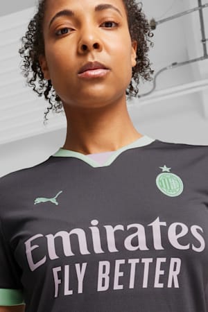 AC Milan 24/25 Third Jersey Women, Shadow Gray-Fresh Mint, extralarge-GBR