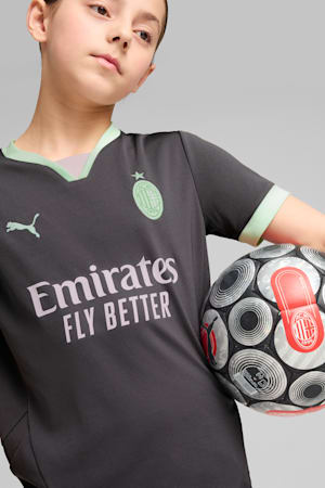 AC Milan 24/25 Third Jersey Youth, Shadow Gray-Fresh Mint, extralarge-GBR