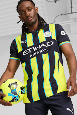 Manchester City 24/25 Authentic Away Jersey Men, New Navy-Yellow Glow, extralarge-GBR