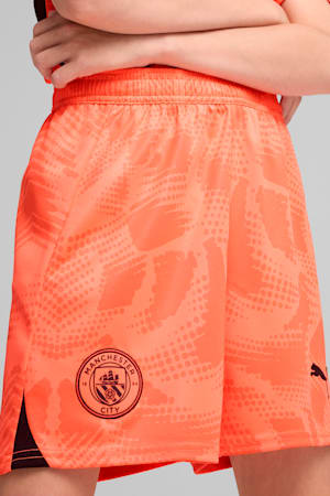 Manchester City 24/25 Goalkeeper Shorts Youth, Neon Sun, extralarge-GBR