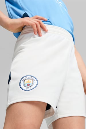 Manchester City 24/25 Shorts Youth, PUMA White-Marine Blue, extralarge-GBR
