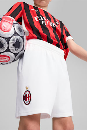 AC Milan 24/25 Shorts Youth, PUMA White-For All Time Red, extralarge-GBR