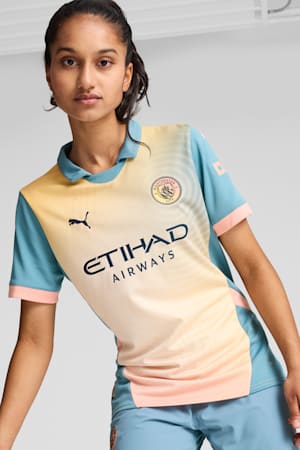 Manchester City 24/25 Fourth Jersey Women, Rosebay-Bold Blue, extralarge-GBR