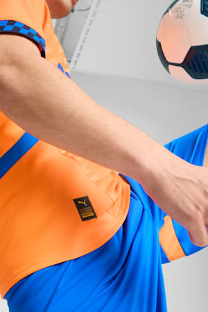 Olympique de Marseille 24/25 Third Jersey Men, Fluro Orange Pes-Cayenne Pepper-Racing Blue, extralarge-GBR