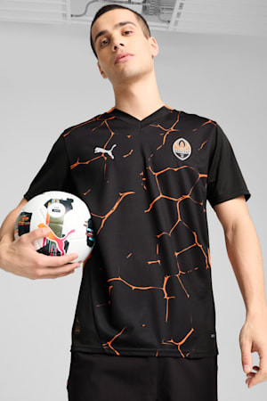 FC Shakhtar Donetsk 24/25 Away Jersey Men, PUMA Black-Rickie Orange, extralarge-GBR