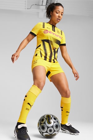 Borussia Dortmund 24/25 Cup Jersey Women, Faster Yellow-PUMA Black, extralarge-GBR