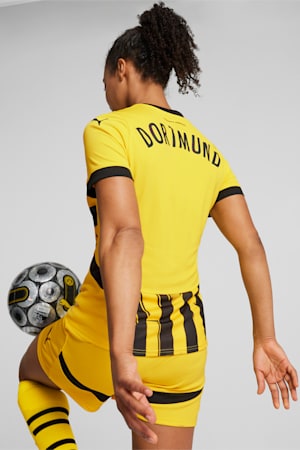 Borussia Dortmund 24/25 Cup Jersey Women, Faster Yellow-PUMA Black, extralarge-GBR