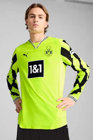 Borussia Dortmund Authentic Long Sleeve Special Jersey Men, Yellow Alert-PUMA Black, extralarge-GBR
