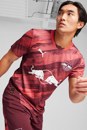 RB Leipzig 24/25 Away Jersey Men, Dark Jasper-Active Red, extralarge-GBR