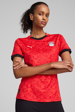 Egypt 2025 Home Jersey Women, PUMA Red-PUMA Black, extralarge-GBR