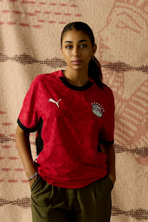 Egypt 2025 Home Jersey Women, PUMA Red-PUMA Black, extralarge-GBR