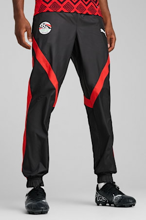 Egypt Pre-match Woven Pants Men, PUMA Black-PUMA Red, extralarge-GBR