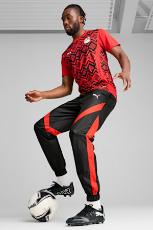 Egypt Pre-match Woven Pants Men, PUMA Black-PUMA Red, extralarge-GBR