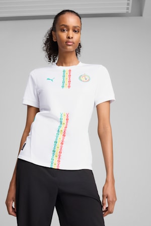 Senegal 2025 Home Jersey Women, PUMA White-Sport Green, extralarge-GBR