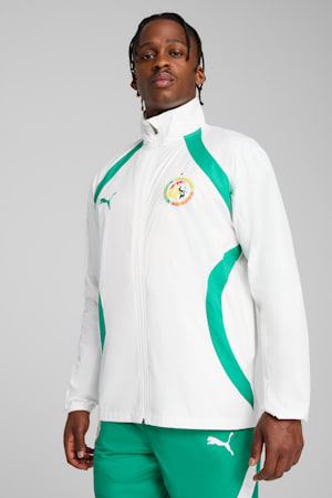 Senegal 2025 Pre-match Woven Jacket Men, PUMA White-Sport Green, extralarge-GBR