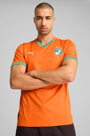Côte d'Ivoire 2025 Home Jersey Men, Rickie Orange-Jade Frost, extralarge-GBR