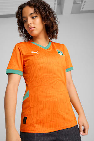 Côte d'Ivoire 2025 Home Jersey Women, Rickie Orange-Jade Frost, extralarge-GBR