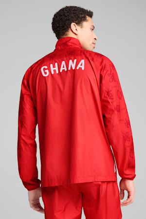 Ghana Pre-match Woven Jacket Men, PUMA Red-PUMA White, extralarge-GBR