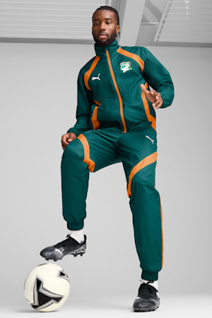 Ivory Coast 2025 Pre-match Woven Jacket Men, Dark Myrtle-Rickie Orange, extralarge-GBR