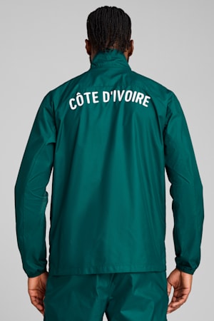 Ivory Coast 2025 Pre-match Woven Jacket Men, Dark Myrtle-Rickie Orange, extralarge-GBR