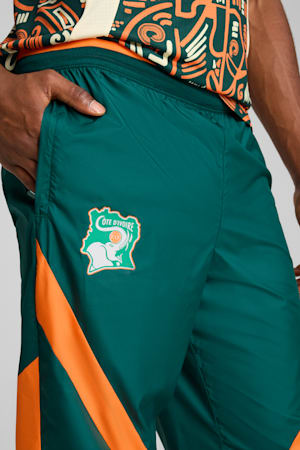 Ivory Coast 2025 Pre-match Woven Pants Men, Dark Myrtle-Rickie Orange, extralarge-GBR