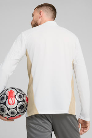 AC Milan Training Quarter-Zip Top Men, PUMA White-Matte Puma Gold, extralarge-GBR