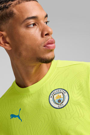 Manchester City Training Jersey Men, Yellow Glow-Magic Blue, extralarge-GBR