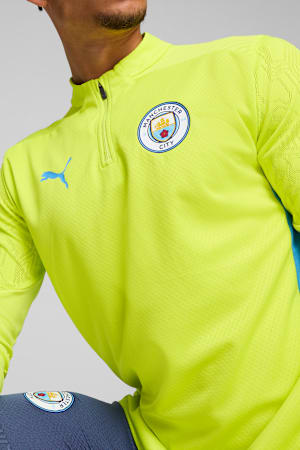 Manchester City Quarter-Zip Training Top Men, Yellow Glow-Magic Blue, extralarge-GBR
