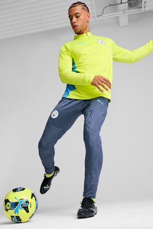 Manchester City Quarter-Zip Training Top Men, Yellow Glow-Magic Blue, extralarge-GBR
