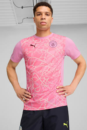 Manchester City Pre-match Short Sleeve Jersey Men, Pink Icing-Whisp Of Pink, extralarge-GBR