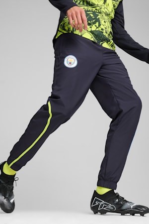 Manchester City Pre-match Woven Pants Men, New Navy-Yellow Glow, extralarge-GBR