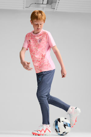 Manchester City Pre-match Short Sleeve Jersey Youth, Pink Icing-Whisp Of Pink, extralarge-GBR
