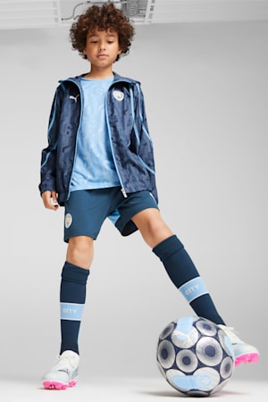 Manchester City Pre-match Woven Jacket Youth, Inky Blue-Team Light Blue, extralarge-GBR