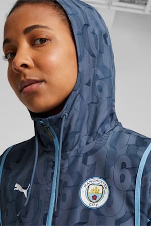 Manchester City Pre-match Woven Jacket Women, Inky Blue-Team Light Blue, extralarge-GBR