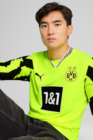 Borussia Dortmund Long Sleeve Special Jersey Men, Yellow Alert-PUMA Black, extralarge-GBR