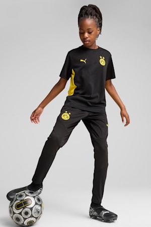 Borussia Dortmund Training Jersey Youth, PUMA Black-Faster Yellow, extralarge-GBR