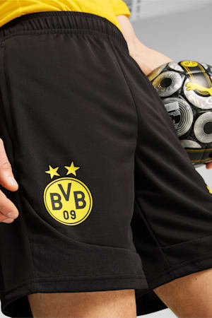 Borussia Dortmund Training Shorts Men, PUMA Black-Faster Yellow, extralarge-GBR