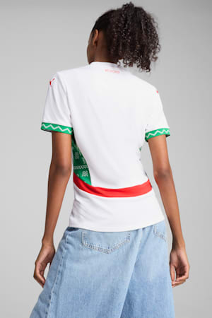 Morocco 2025 Away Jersey Women, PUMA White-Fast Green-PUMA Red, extralarge-GBR