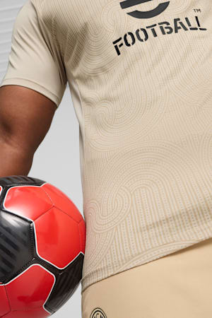 AC Milan Pre-match Short Sleeve Jersey Men, Putty-Prairie Tan, extralarge-GBR