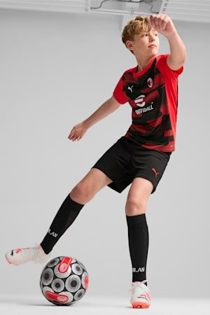 AC Milan Pre-match Short Sleeve Jersey Youth, For All Time Red-PUMA Black, extralarge-GBR