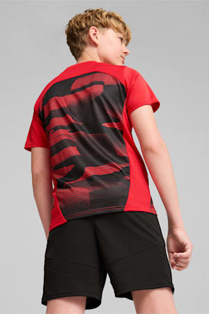 AC Milan Pre-match Short Sleeve Jersey Youth, For All Time Red-PUMA Black, extralarge-GBR