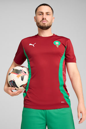 Morocco Pre-match Jersey Men, Intense Red-Archive Green, extralarge-GBR