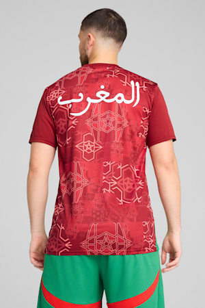Morocco Pre-match Jersey Men, Intense Red-Archive Green, extralarge-GBR