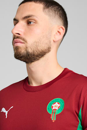 Morocco Pre-match Jersey Men, Intense Red-Archive Green, extralarge-GBR