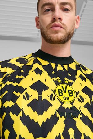 Borussia Dortmund ftblSTATEMENT Retro Jersey Men, Faster Yellow-PUMA Black, extralarge-GBR