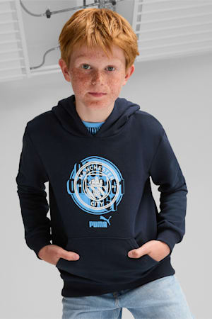 Manchester City ftblCULTURE Hoodie Youth, Club Navy, extralarge-GBR