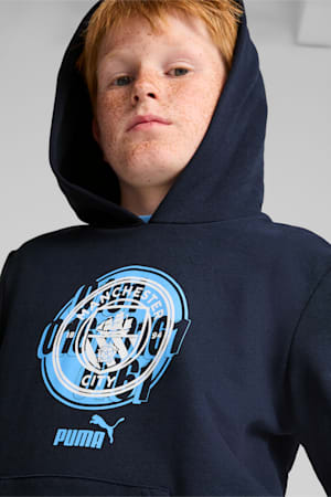 Manchester City ftblCULTURE Hoodie Youth, Club Navy, extralarge-GBR