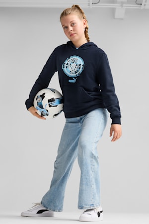 Manchester City ftblCULTURE Hoodie Youth, Club Navy, extralarge-GBR