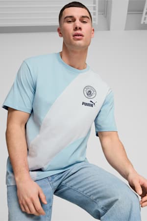 Manchester City ftblCULTURE+ Tee Men, Silver Sky-Silver Mist, extralarge-GBR